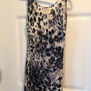 Lily Aldridge x Velvet Leopard Ruched Dress